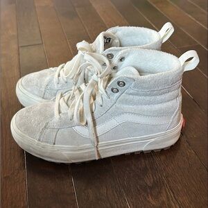 Vans Kids High-Top Sneakers - White/Gray